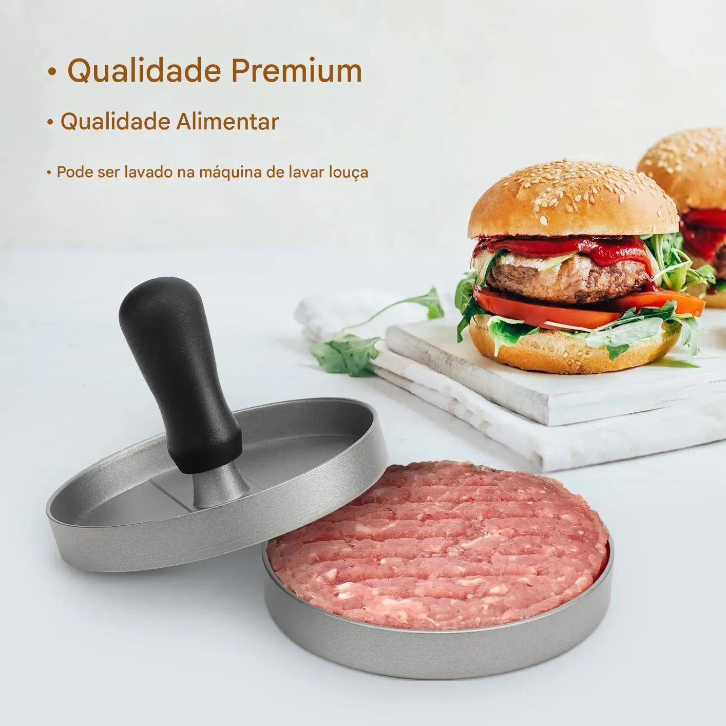 forma hamburguer
