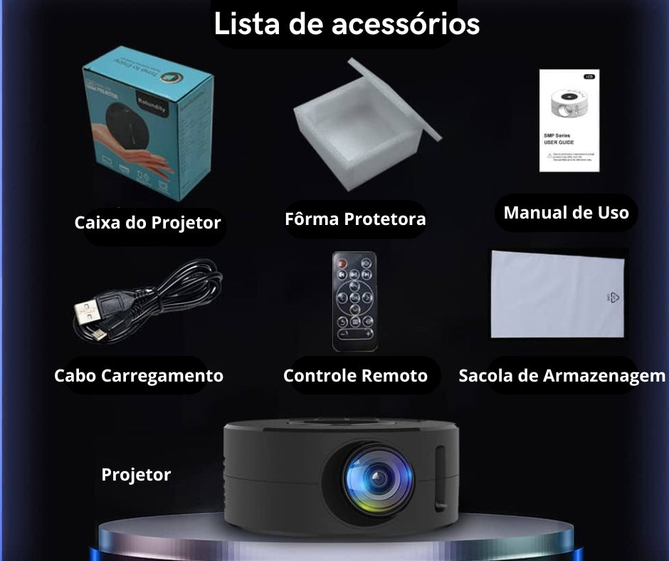 projetor hd 