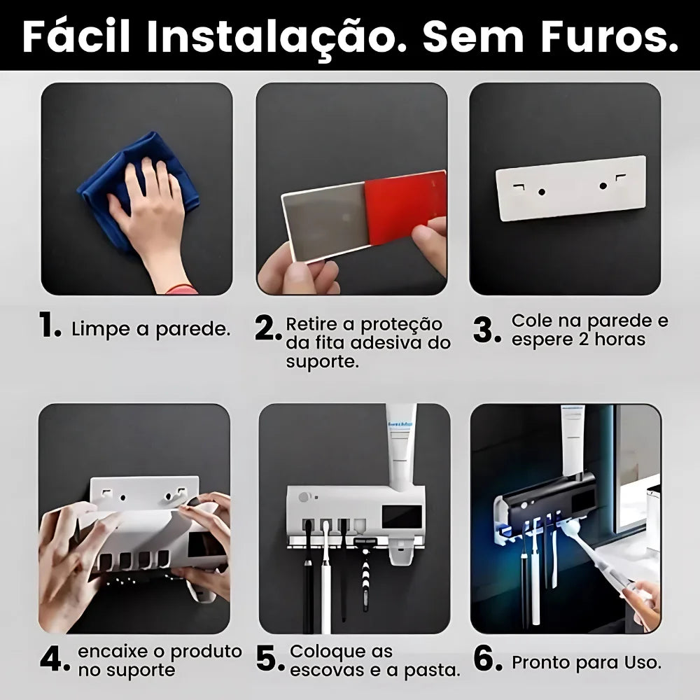 suporte para escova